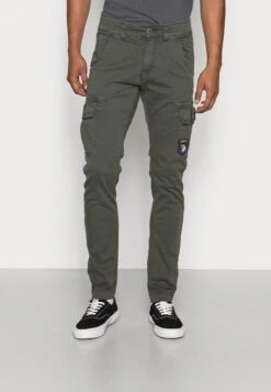 Alpha Industries Petrol PatchPantaloni CargoGreyblack Uomo Pantaloni AL522E00J-C11
