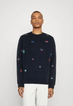 Scotch & Soda Regular FitFelpaNight Fairisle Uomo Maglieria E Felpe SC322S0HF-K11