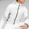 Puma Evostripe Full Hoodie - Felpa Con Zip - Bianco -Pier One Italia 2025 0434418af2184f77928f26f217513ffe