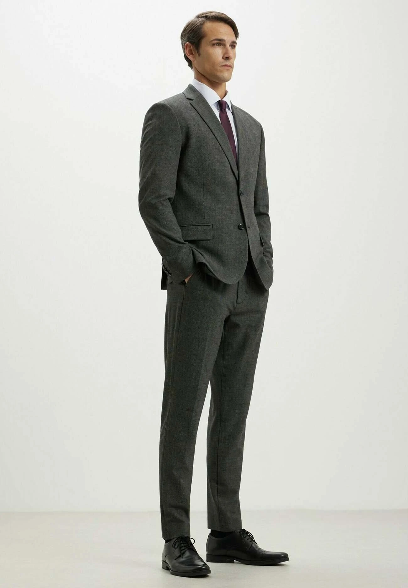 UnitaGiaccaGrigio Uomo Completi E Cravatte CSM22T00P-C11 4 UnitaGiaccaGrigio Uomo Completi E Cravatte CSM22T00P-C11 - immagine 2