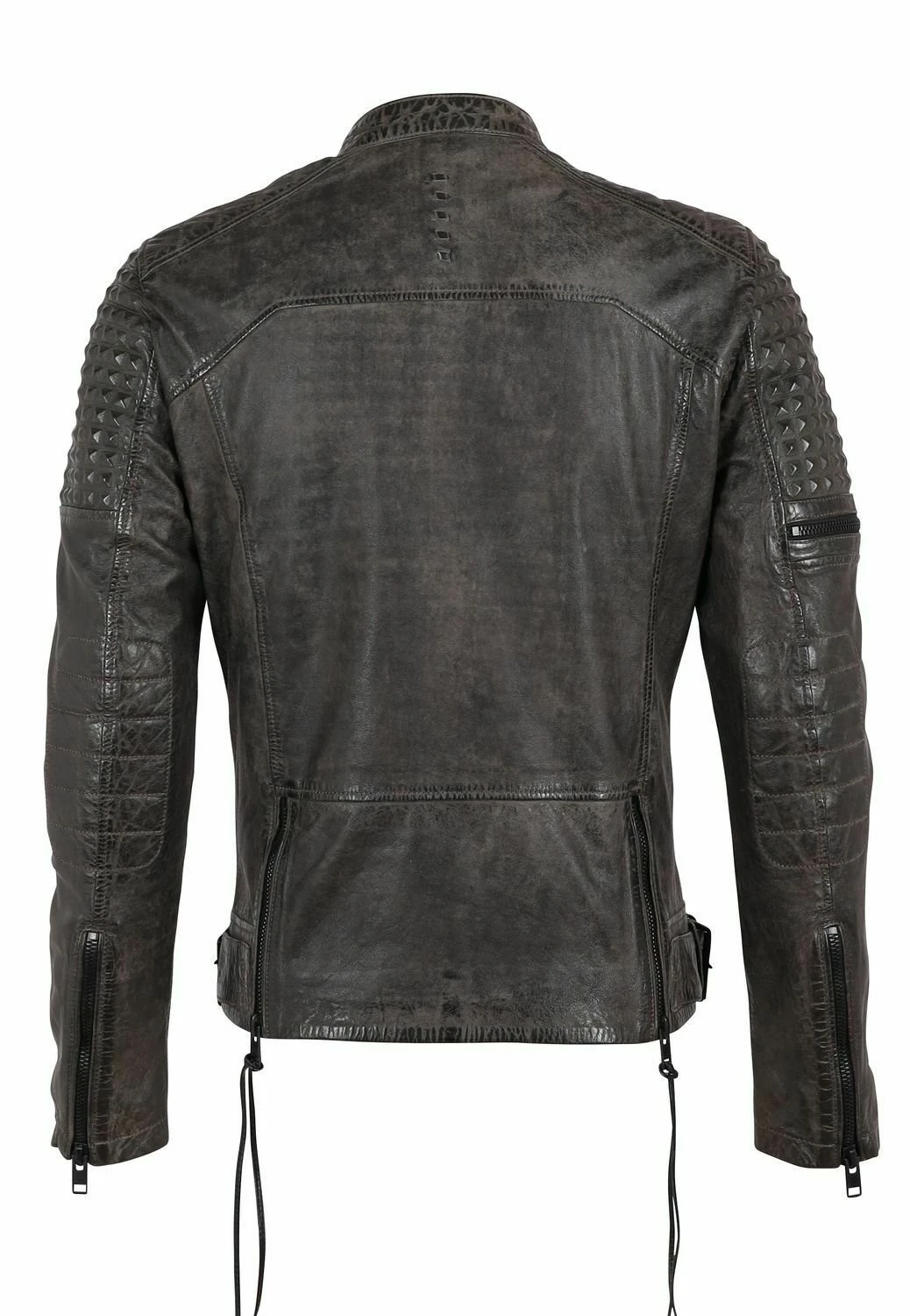 GIPSY Mahon- Giacca Di Pelle - Anthracite 9 GIPSY Mahon- Giacca Di Pelle - Anthracite - immagine 7