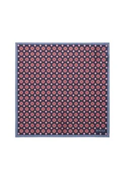 With Medalions MotifFazzoletti Da TaschinoNavy Blue Uomo Cravatte E Accessori BQ152R00Q-K11