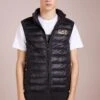 EA7 Emporio Armani Waistcoat - Smanicato - Black -Pier One Italia 2025 1770f185d5e948d5a9f29d7652692acf
