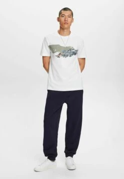 ESPRIT T-Shirt Con StampaWhite Uomo T-shirt E Polo ES122O14U-A11 -Pier One Italia 2025 17c9f5711e3a496d98a3d03c5c825211