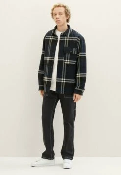 TOM TAILOR Denim Mit KaromusterGiacca LeggeraBlack Navy White Check Uomo Giacche TO722T08C-Q11 -Pier One Italia 2025 1cb1199eb3a542c9ba9c646c6100fe65