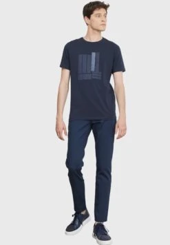 T-Shirt Con StampaNavy Blue Uomo T-shirt E Polo A7T22O02P-K11 -Pier One Italia 2025 1d21adef62bf45efa0ece6181fb13b09