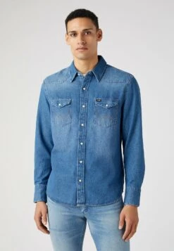 Wrangler 27MwCamiciaIcon Mid Stone Uomo Camicie WR122D04Z-K15