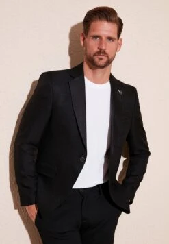 Slim FitGiaccaBlack Uomo Completi E Cravatte BUS22A002-Q11 -Pier One Italia 2025 361cddc074f74e0384a26658eae46b9c