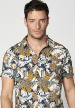 Koroshi Short SleeveCamiciaKaki Khaki Uomo Camicie KOL22D05F-N11 -Pier One Italia 2025 38afc0e16d8e4e4dbeb4dd39daeb49cb