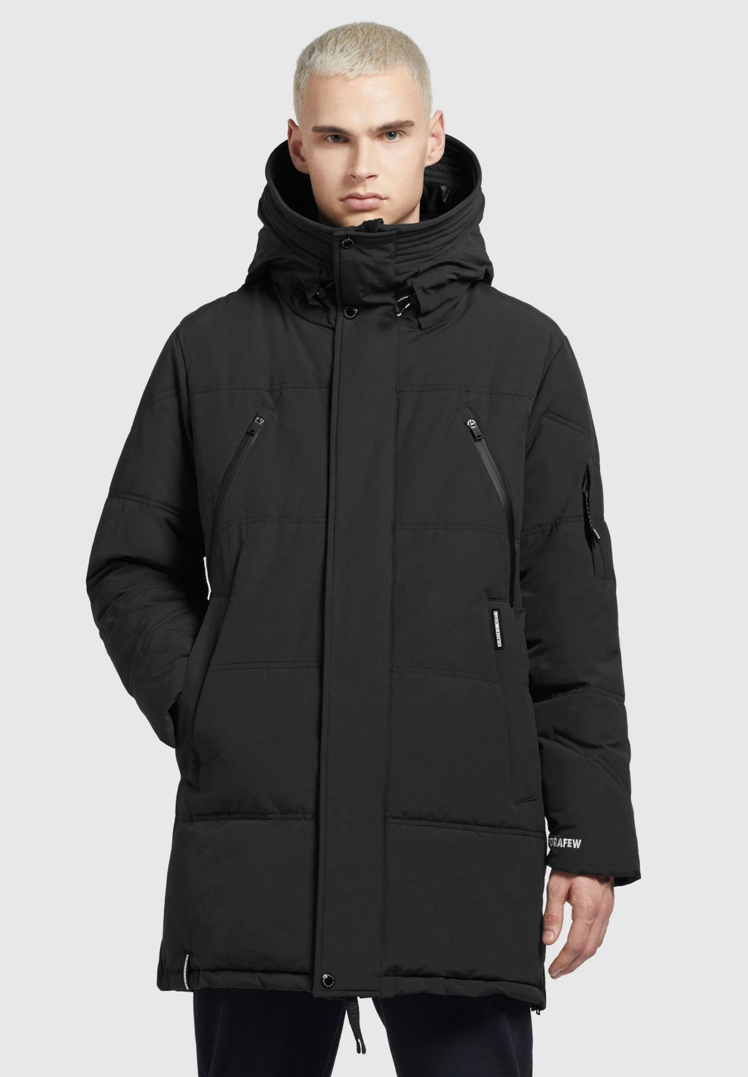 Khujo CloydCappotto InvernaleSchwarz Uomo Cappotti KH122T0DN-Q11 3 Khujo CloydCappotto InvernaleSchwarz Uomo Cappotti KH122T0DN-Q11