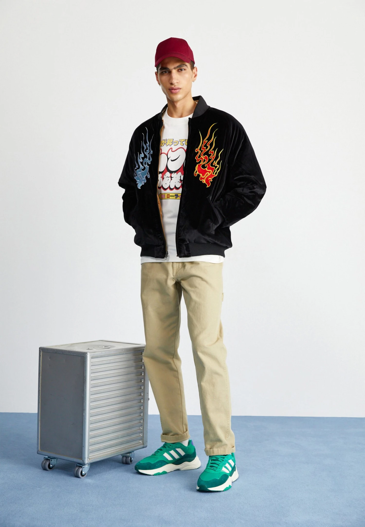 HUF Destructive Skajyan Jacket - Giubbotto Bomber - Black 4 HUF Destructive Skajyan Jacket - Giubbotto Bomber - Black - immagine 2