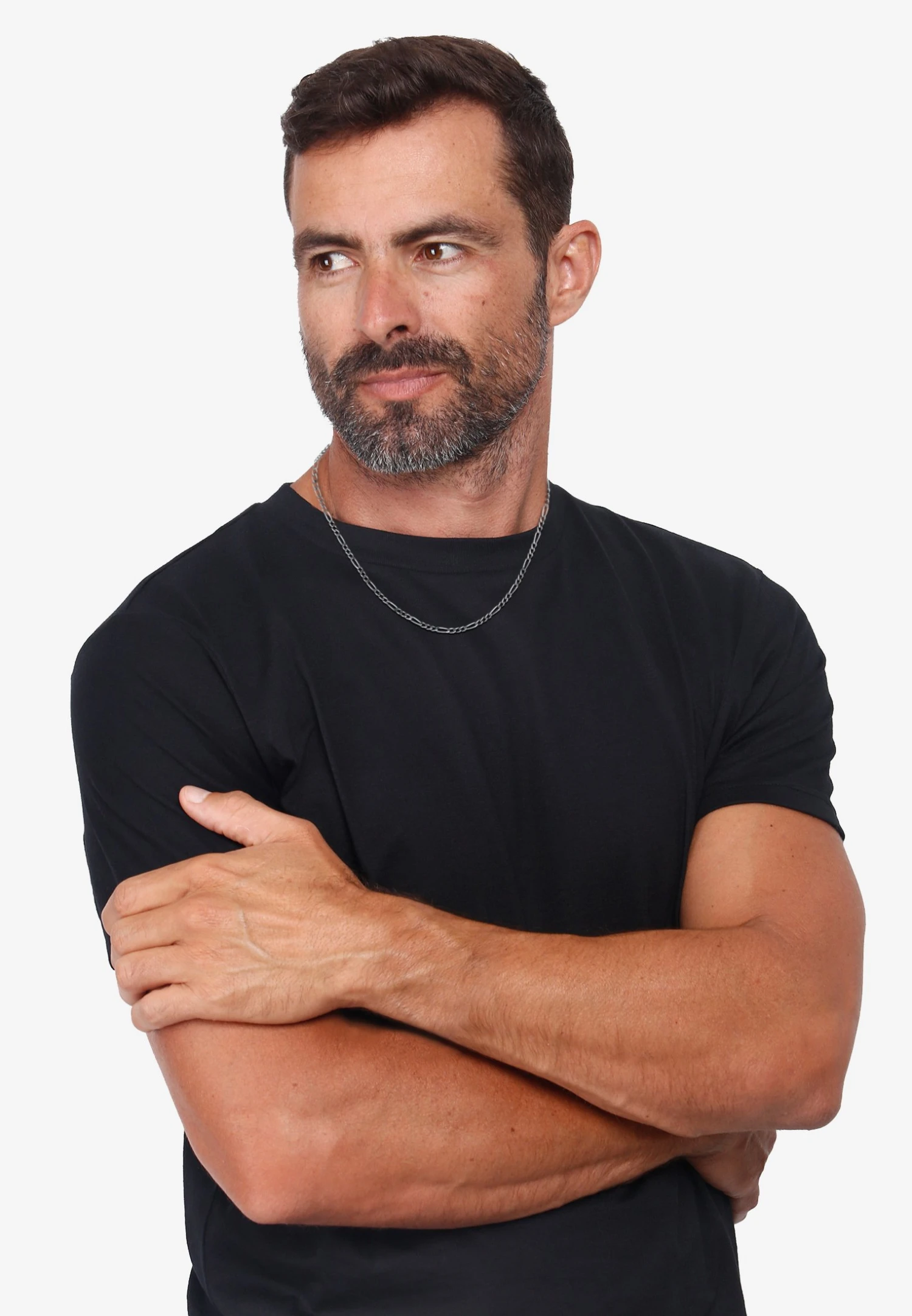 KUZZOI Figaro Chain - Collana - Black 4 KUZZOI Figaro Chain - Collana - Black - immagine 2