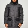 Everno Longline Puffer - Cappotto Invernale - Asphalt