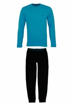 Emporio Armani Set Klassischer Mit LanPigiamaBlau Uomo Per La Notte EA882M021-K11