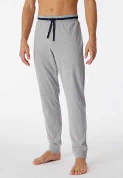 Schiesser Pantaloni Del Pigiama - Grau Mel
