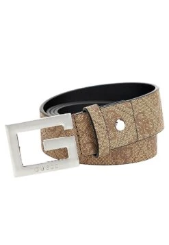 Guess Vezzola 4G-LogoCinturaBeige Uomo Cinture GU152D092-B11