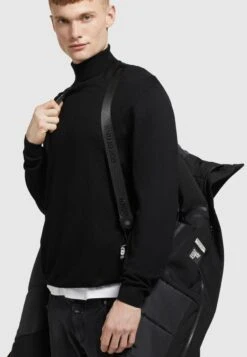 Khujo CarlCappotto InvernaleSchwarz Meliert Uomo Cappotti KH122T0DH-Q11 -Pier One Italia 2025 5f49a2802fd04dcaa87e2f0c17a7a96a