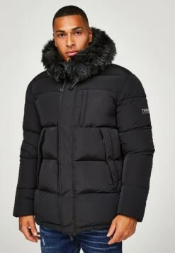 Zeke Mid Puffer JacketGiacca InvernaleJet Black Uomo Giacche KIE22T02X-Q11