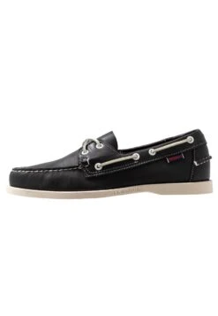 Sebago Docksides PortlandScarpe Da BarcaBlue Navy Uomo Scarpe Con I Lacci SE212A009-503