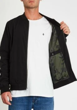 Volcom Burnward JacketGiubbotto BomberBlack_Combo Uomo Giacche V1922T01Z-Q11 -Pier One Italia 2025 6e3eec17631449899b60ff47d0c15999