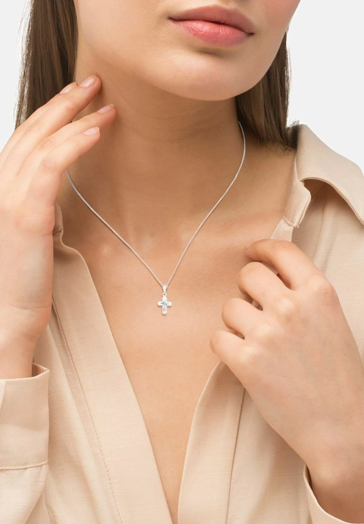 Amor Mit Anhänger Unisex, Silber 925, KreuzCollanaSilber Uomo Gioielli AMW54L01J-D11 3 Amor Mit Anhänger Unisex, Silber 925, KreuzCollanaSilber Uomo Gioielli AMW54L01J-D11