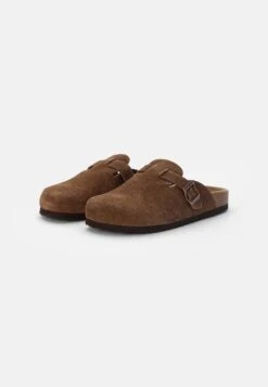 Pier One Leather Unisex - Pantofole - Brown -Pier One Italia 2025 70548fbed8c24857a62d1e339ac713fc