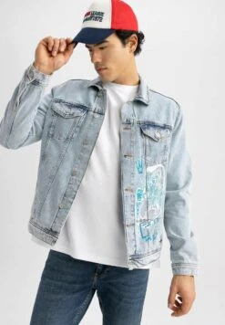 DeFacto Giacca Di JeansBlue Uomo Giacche DEZ22T0KC-K11