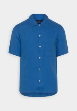Marc O'Polo Camp Collar Short Sleeves One Rectangular Pocket Slits At Side StyleCamiciaAzur Blue Uomo Camicie MA322D0WA-K11 -Pier One Italia 2025 76d3f5f1a3f84c66963f9a323648e1ff
