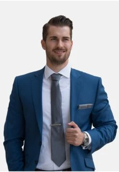 SetCravattaGrau Gestreift Uomo Cravatte E Accessori M8S52R001-C11