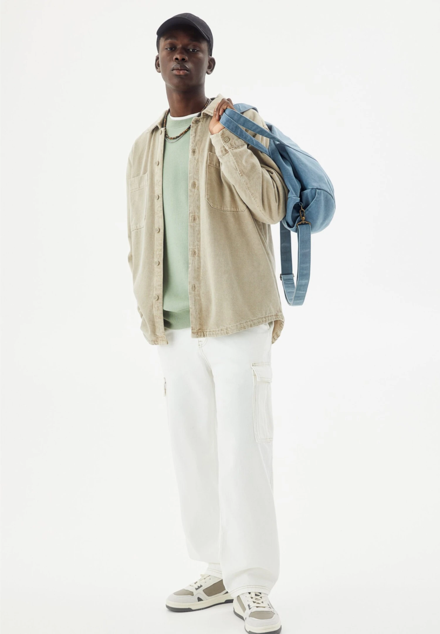 PULL & BEAR Long Sleeve- Camicia - Ochre 6 PULL & BEAR Long Sleeve- Camicia - Ochre - immagine 4