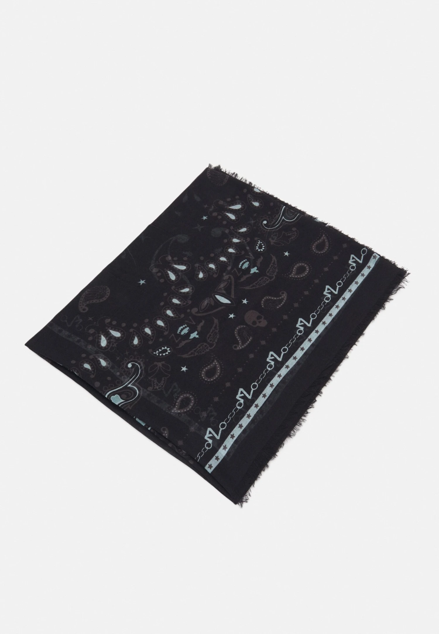 Zadig & Voltaire Delta Bandana UnisexFoulardNoir Uomo Foulard E Sciarpe Z2154G002-Q11 3 Zadig & Voltaire Delta Bandana UnisexFoulardNoir Uomo Foulard E Sciarpe Z2154G002-Q11