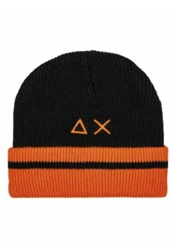 Sun68 Berretto - Nero/Arancio
