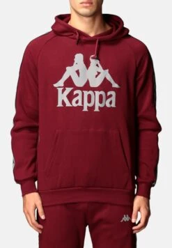 Kappa Felpa Con Cappuccio - Rosso