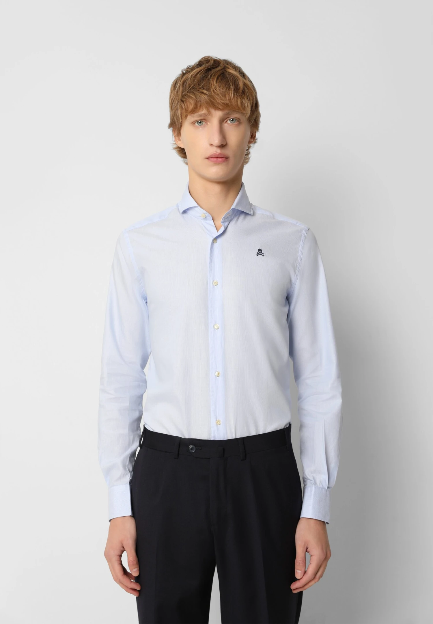 Scalpers CamiciaBlue Stripes Uomo Completi E Cravatte SCF22D03G-K13 3 Scalpers CamiciaBlue Stripes Uomo Completi E Cravatte SCF22D03G-K13