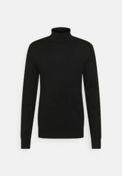 Lindbergh Mélange Roll Neck- Maglione - Black