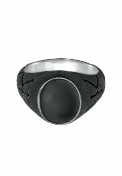 KUZZOI Emaille Oval - Anello - Schwarz 8 KUZZOI Emaille Oval - Anello - Schwarz -Pier One Italia 2025 981f065202b74d19aa47d16907adc9bc