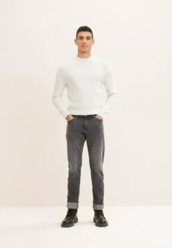 Tom Tailor JoshJeans A SigarettaUsed Mid Stone Grey Denim Uomo Jeans TO222G0B0-C11