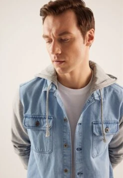 Pier One CamiciaBlue/Grey Uomo Camicie PI922D0EU-K11 -Pier One Italia 2025 9bad4c545fb14ab39a2362803b23bb8c