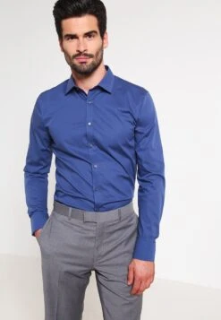 Olymp No.6 Super Slim FitCamicia EleganteRauchblau Uomo Completi E Cravatte OL022D000-K12