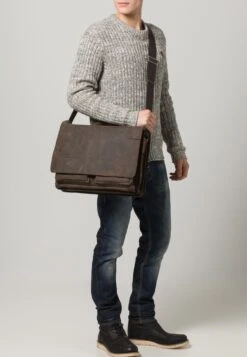 Strellson RichmondBorsa Porta PcDark Brown Uomo Borse S4352A02J-O11