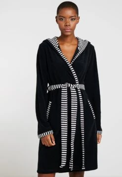 Vossen Juno UnisexAccappatoioSchwarz Uomo Moda Mare V1781P007-Q11