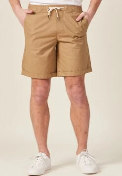 Gerade Bermuda- Mit SchieberShortsVert Kaki Uomo Bermuda BQ021S019-N11