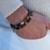 Tiger Eye, Onyx BuddhaBraccialeSchwarz Uomo Gioielli GT554L002-Q11 -Pier One Italia 2025 b92cbb3702f942cd98281dca9b7211b3
