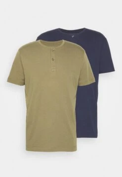 ESPRIT 2 Pack - T-Shirt Basic - Khaki Green -Pier One Italia 2025 ba621c2d193f4d56aec410e0c82bc110