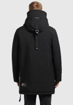 Khujo CarlCappotto InvernaleSchwarz Meliert Uomo Cappotti KH122T0DH-Q11 -Pier One Italia 2025 bd214a9aaa4f41439749ce02c2ad2815