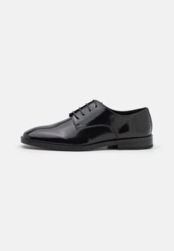 Alex DerbyStringateSmooth Black Highshine Uomo Scarpe Eleganti W0212M018-Q11