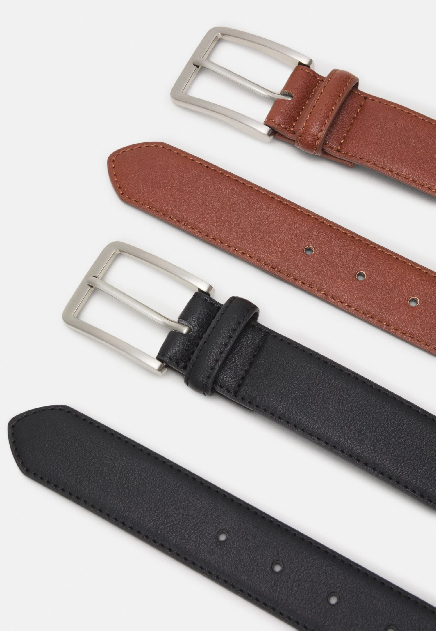 Pier One 2 PackCinturaBrown/Black Uomo Cinture PI952D03C-O11 4 Pier One 2 PackCinturaBrown/Black Uomo Cinture PI952D03C-O11 - immagine 2