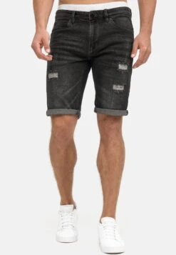 Indicode Jeans Cuba CadenShorts Di JeansBlack Uomo Bermuda IJ023C001-Q11