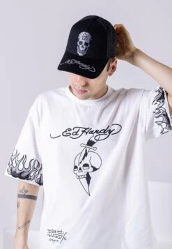Ed Hardy Skull Twill Front TruckerCappellinoBlack Uomo Cappellie Berretti ED254Q00R-Q11 -Pier One Italia 2025 c3596cda21154d2f93d111a724fa00fa
