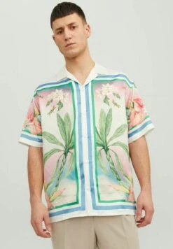 Jack & Jones Kurzarmhemd PrintCamiciaCloud Dancer Uomo Camicie JA222D2J9-A11